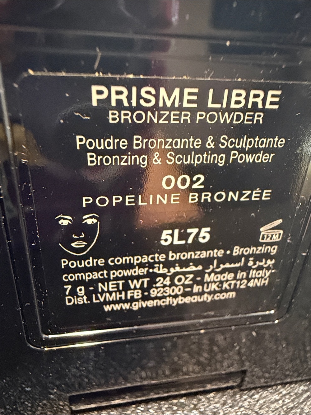 Givenchy Compact Bronzer & Contour Palette in Tone Pans 002 popeline bronzee - Picture 4 of 5